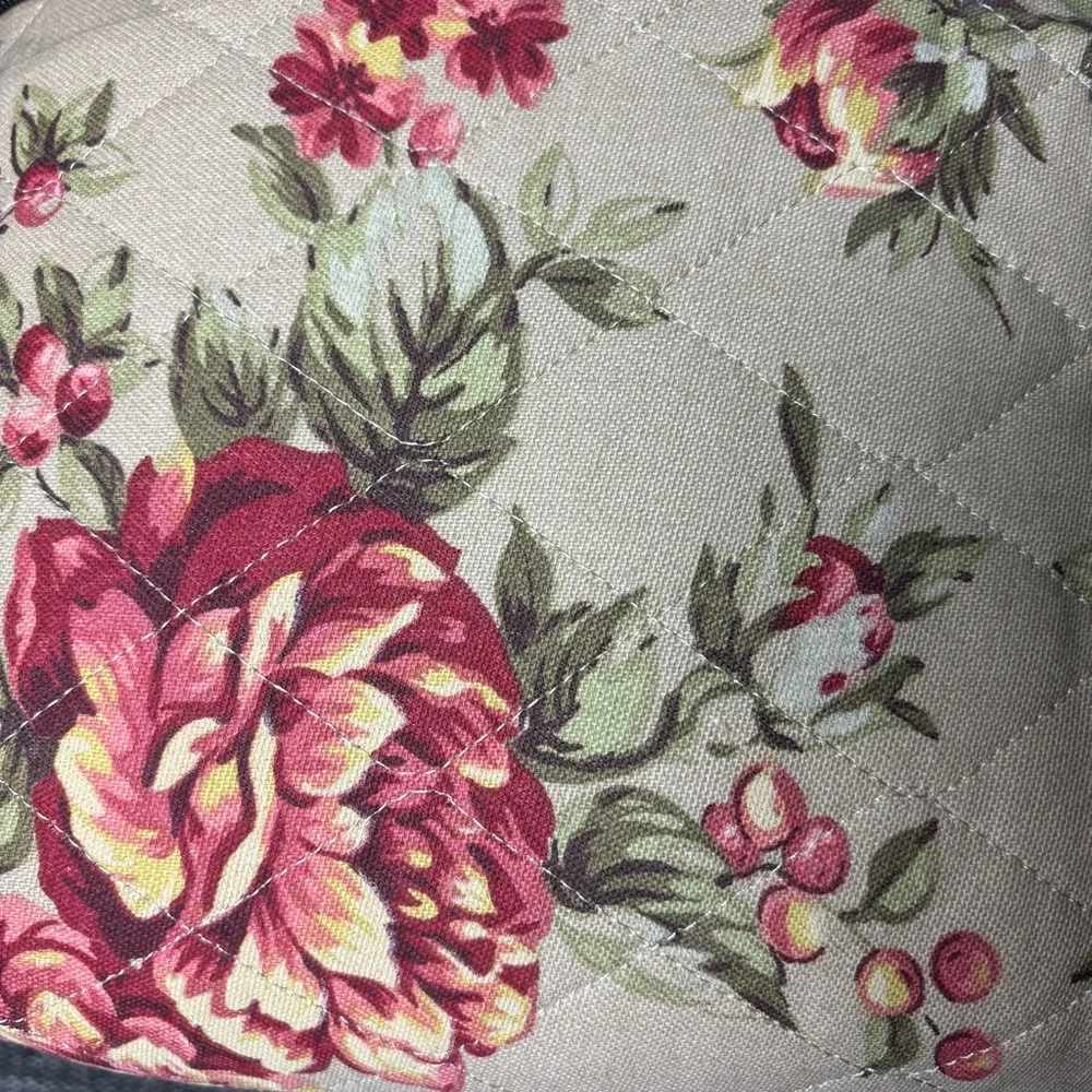 Sure Fit Furniture Cover Quilted Lexington Rose Floral Chair Pet Friendly 32x43”